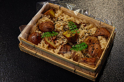 大将の渋皮栗おこわ