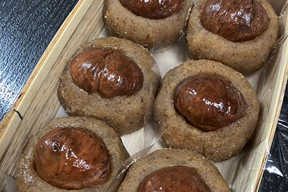 大将の栗餡おはぎ