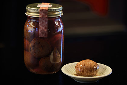 大将の渋皮栗　7〜8粒